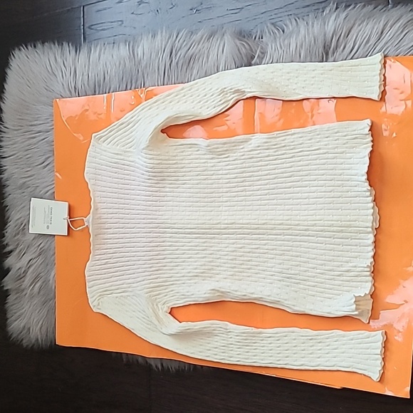 Nwt! Sezane Ambroise cardigan cream - Picture 7 of 7
